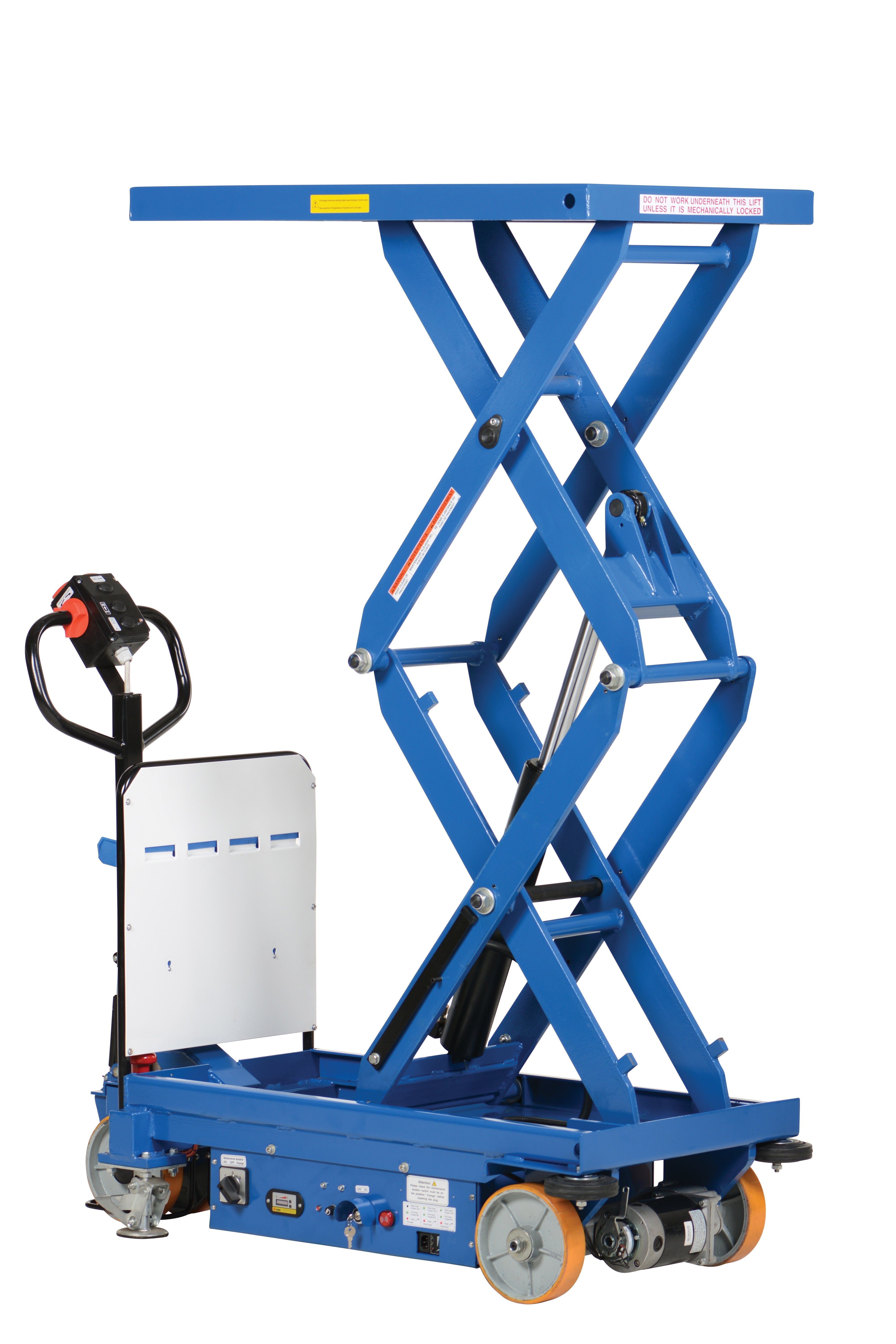 Vestil Powered Drive and Powered Lift Hydraulic Scissor Carts