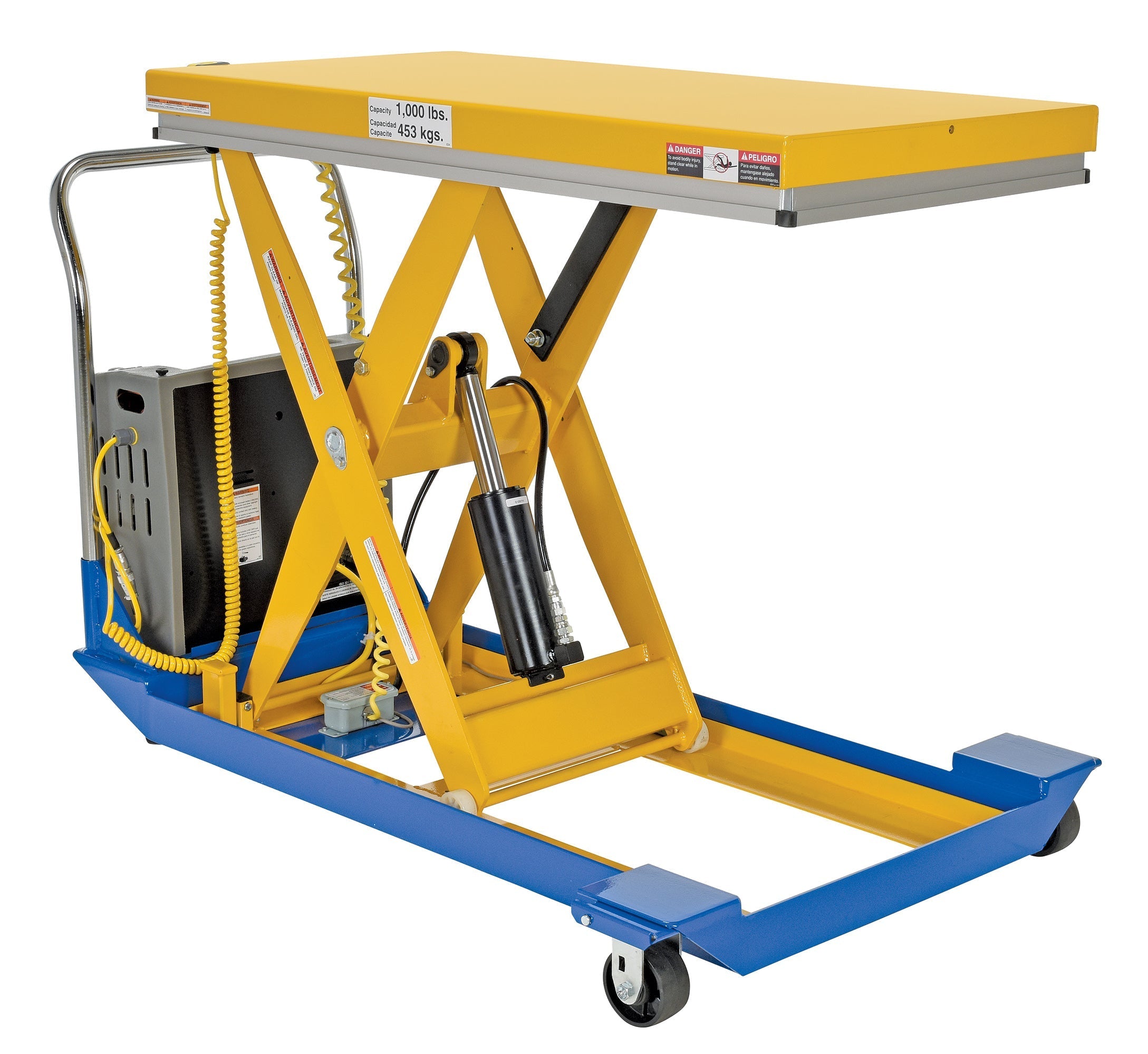 Vestil DC Powered and Manual Scissor Carts