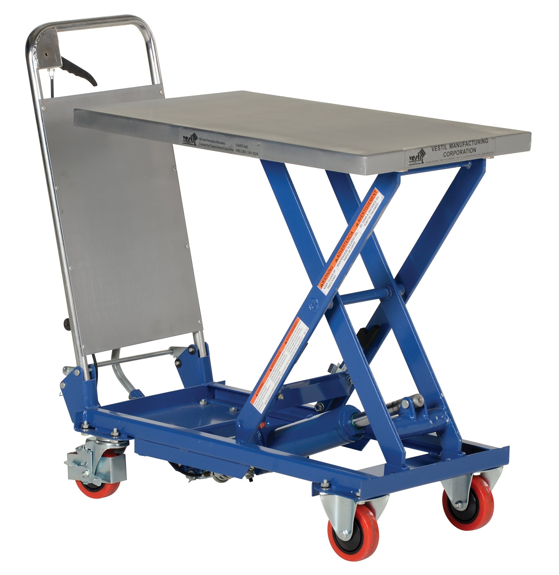 Vestil Hydraulic Elevating Carts