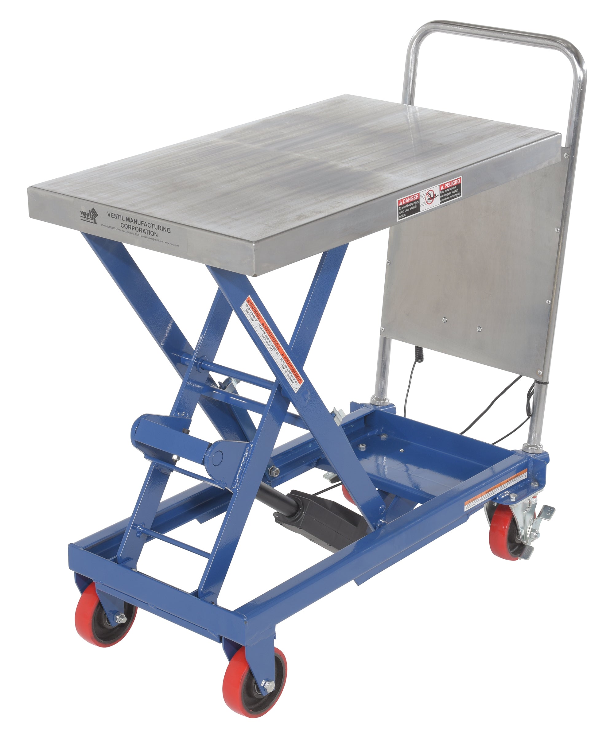 Vestil Linear Actuated Elevating Carts