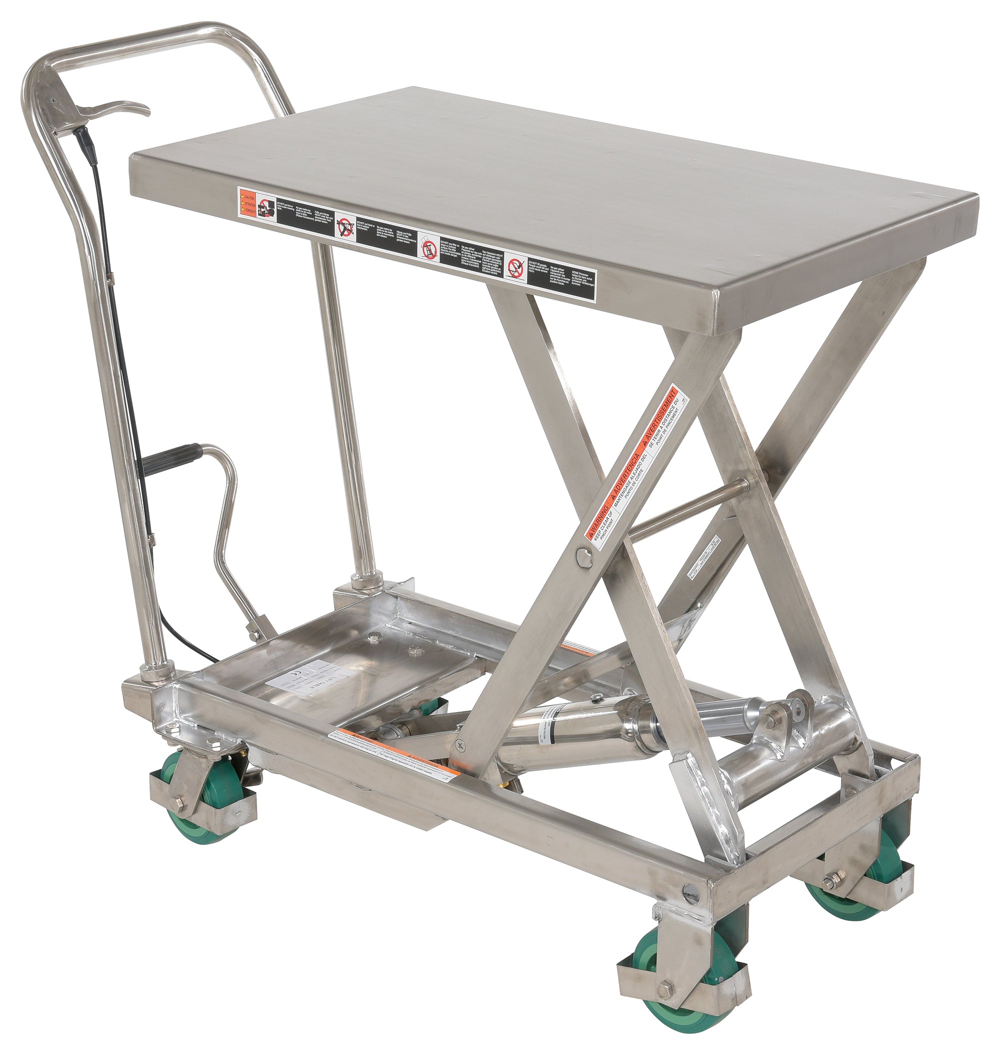 Vestil Stainless Steel Scissor Carts