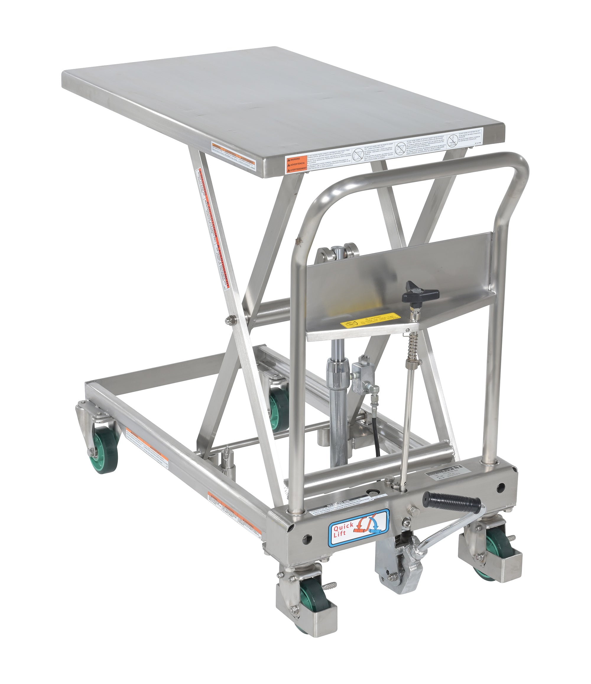 Vestil Stainless Steel Scissor Carts