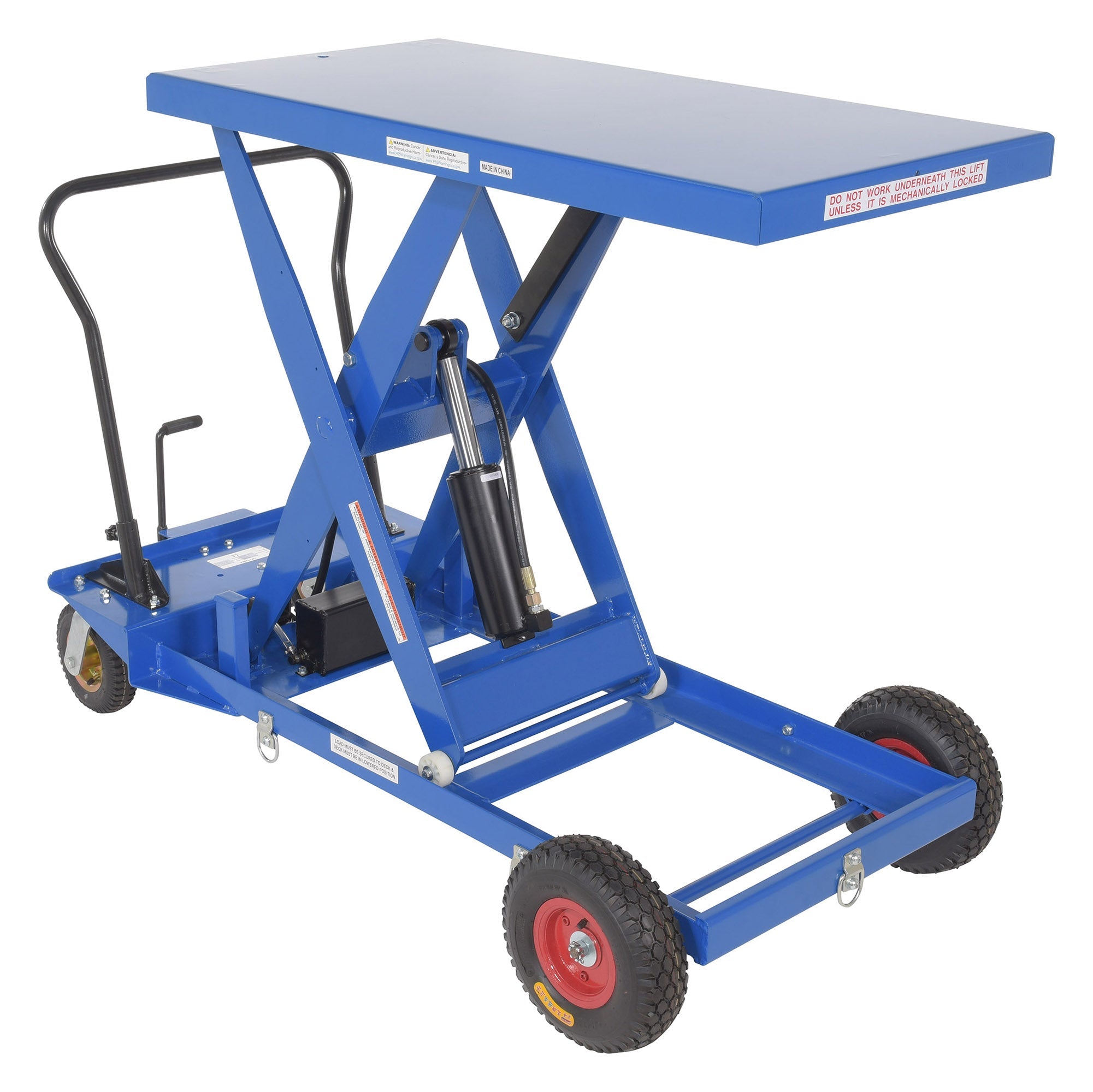 Vestil Pneumatic Tire Elevating Carts