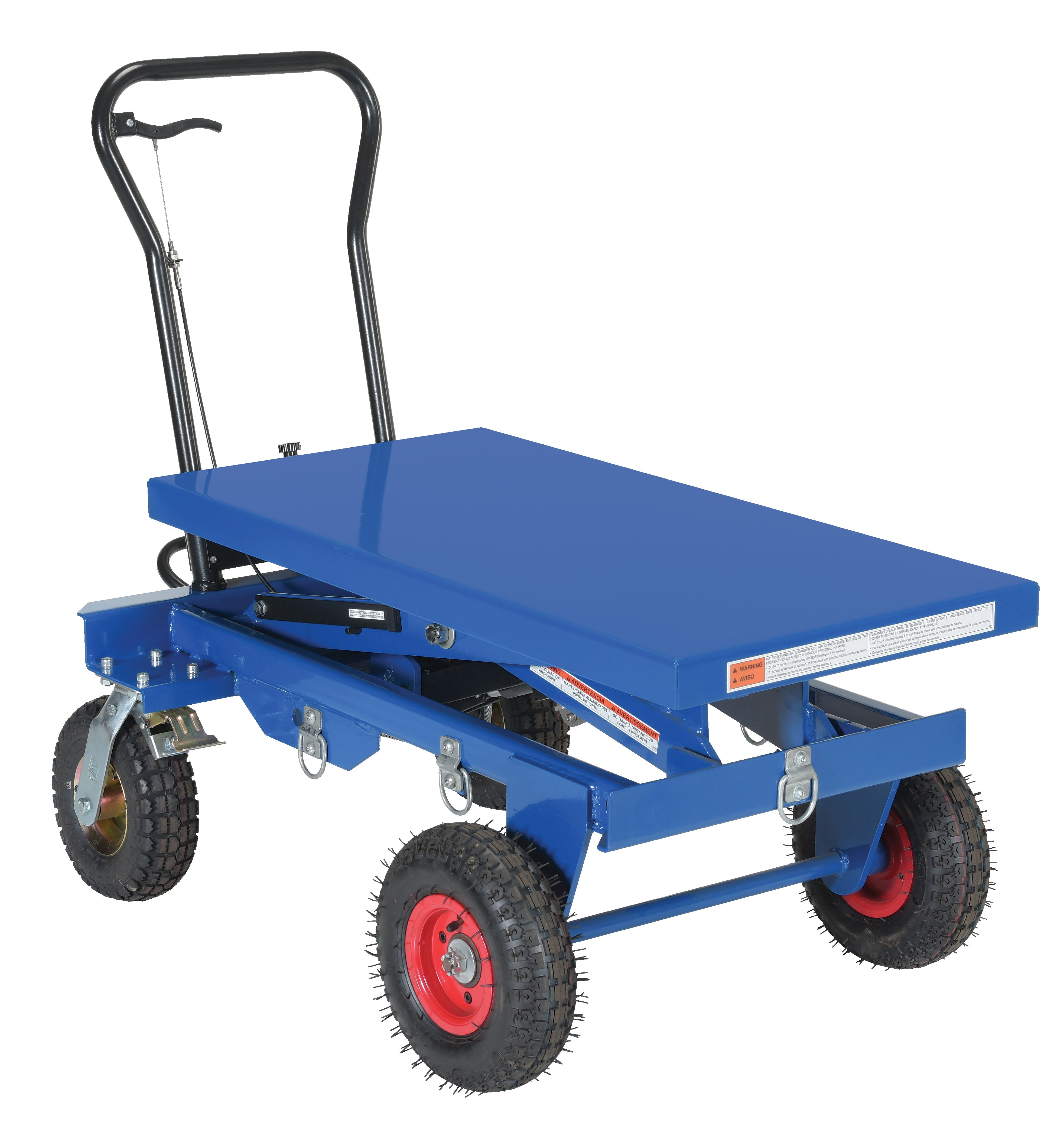 Vestil Pneumatic Tire Elevating Carts