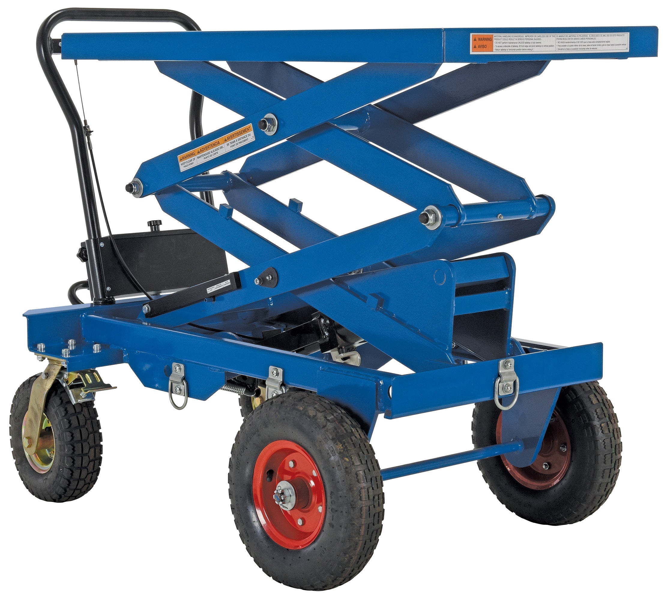 Vestil Pneumatic Tire Elevating Carts