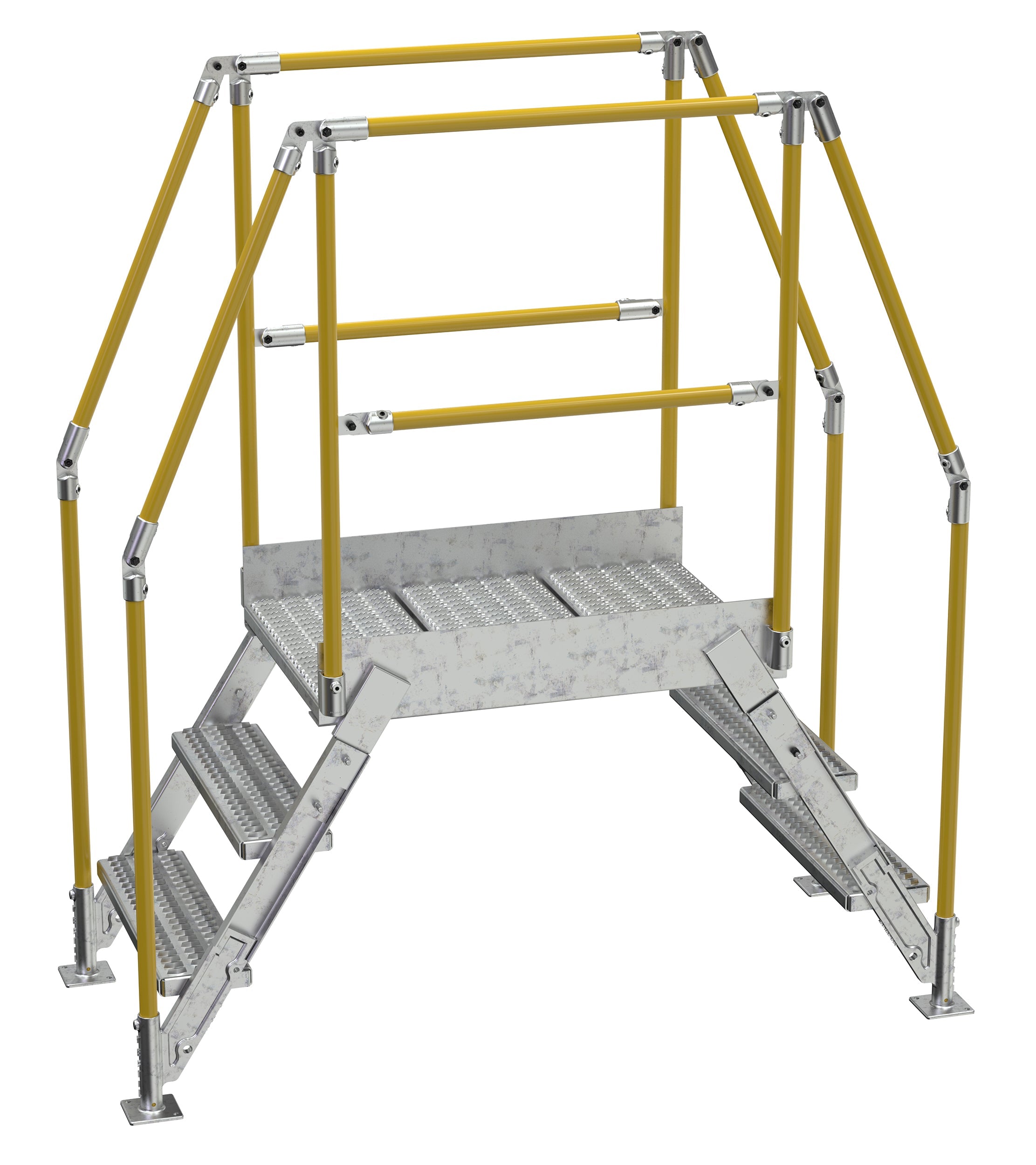 Vestil Galvanized Cross-Over Ladders