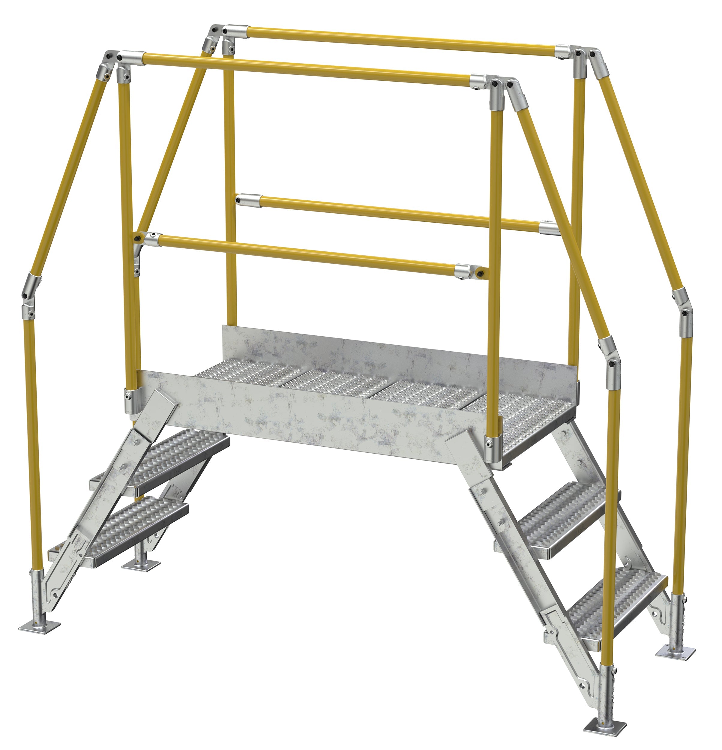 Vestil Galvanized Cross-Over Ladders