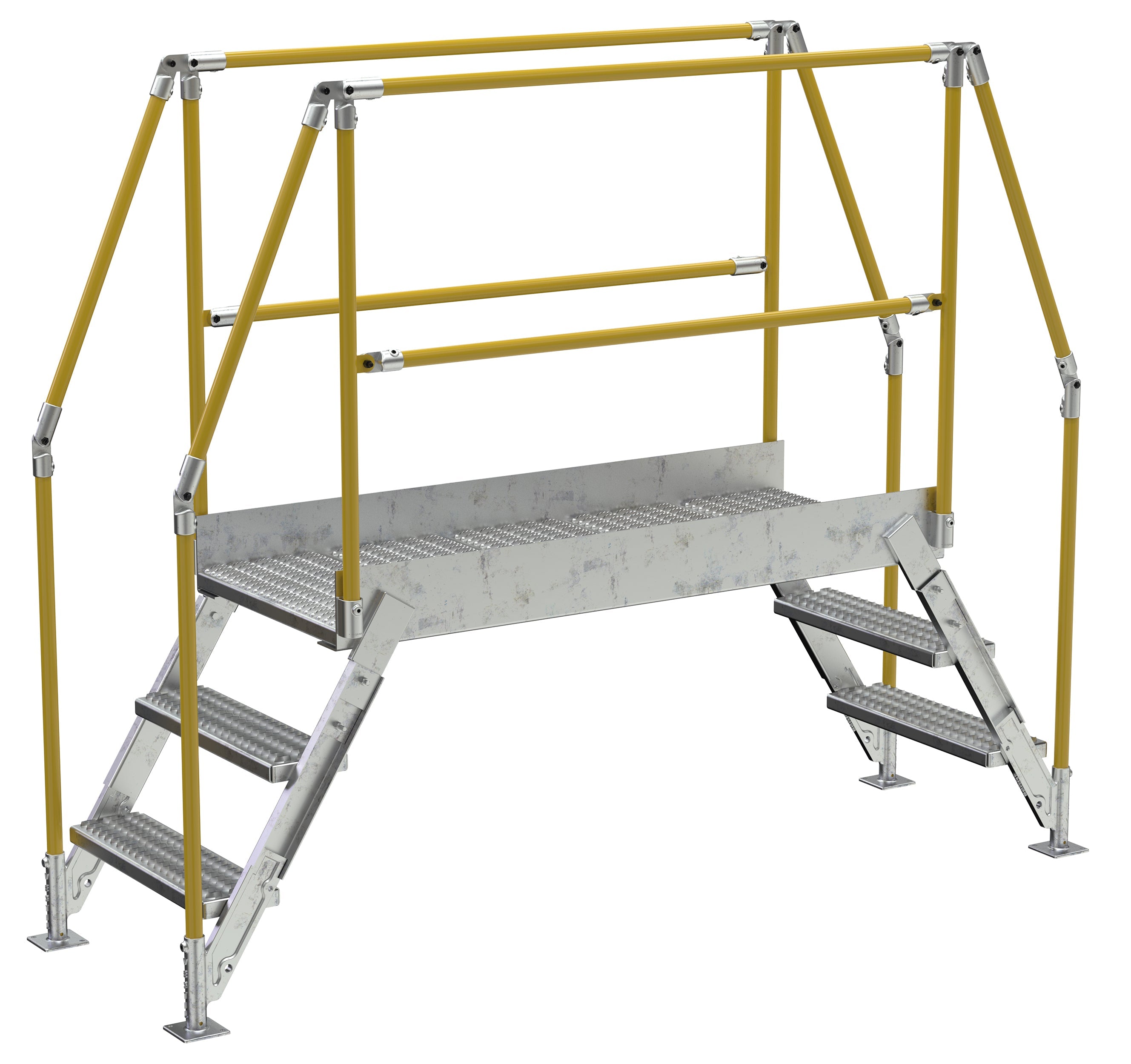 Vestil Galvanized Cross-Over Ladders