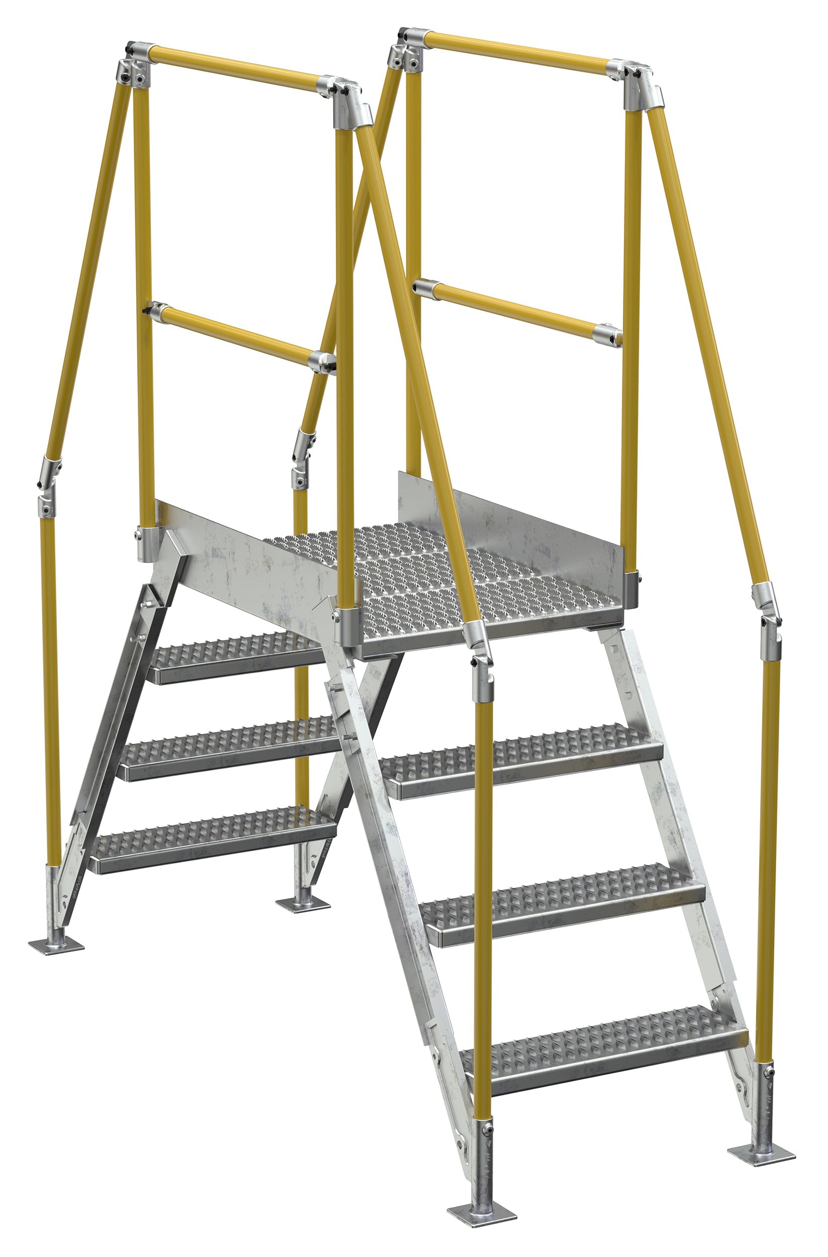 Vestil Galvanized Cross-Over Ladders