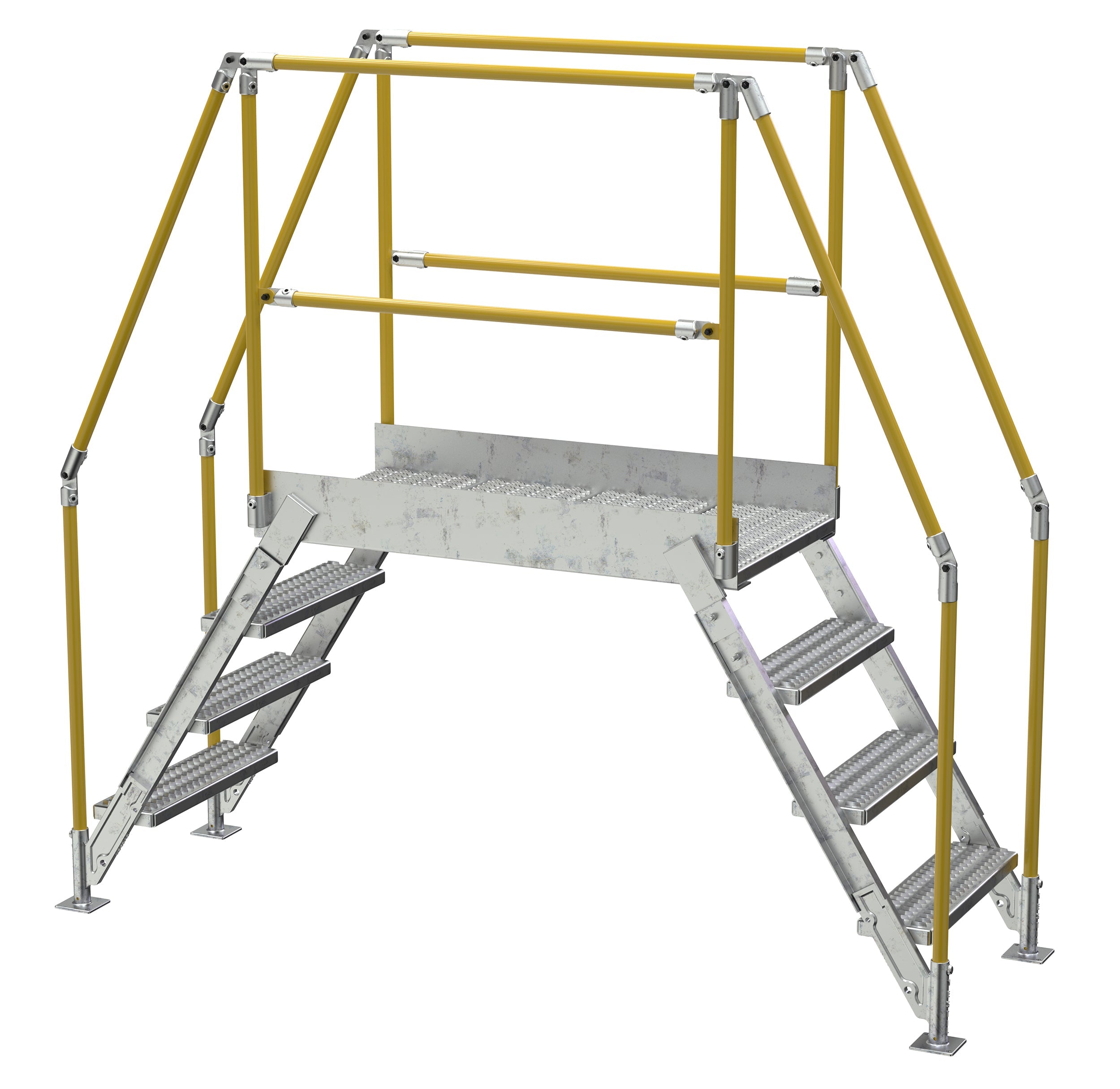 Vestil Galvanized Cross-Over Ladders