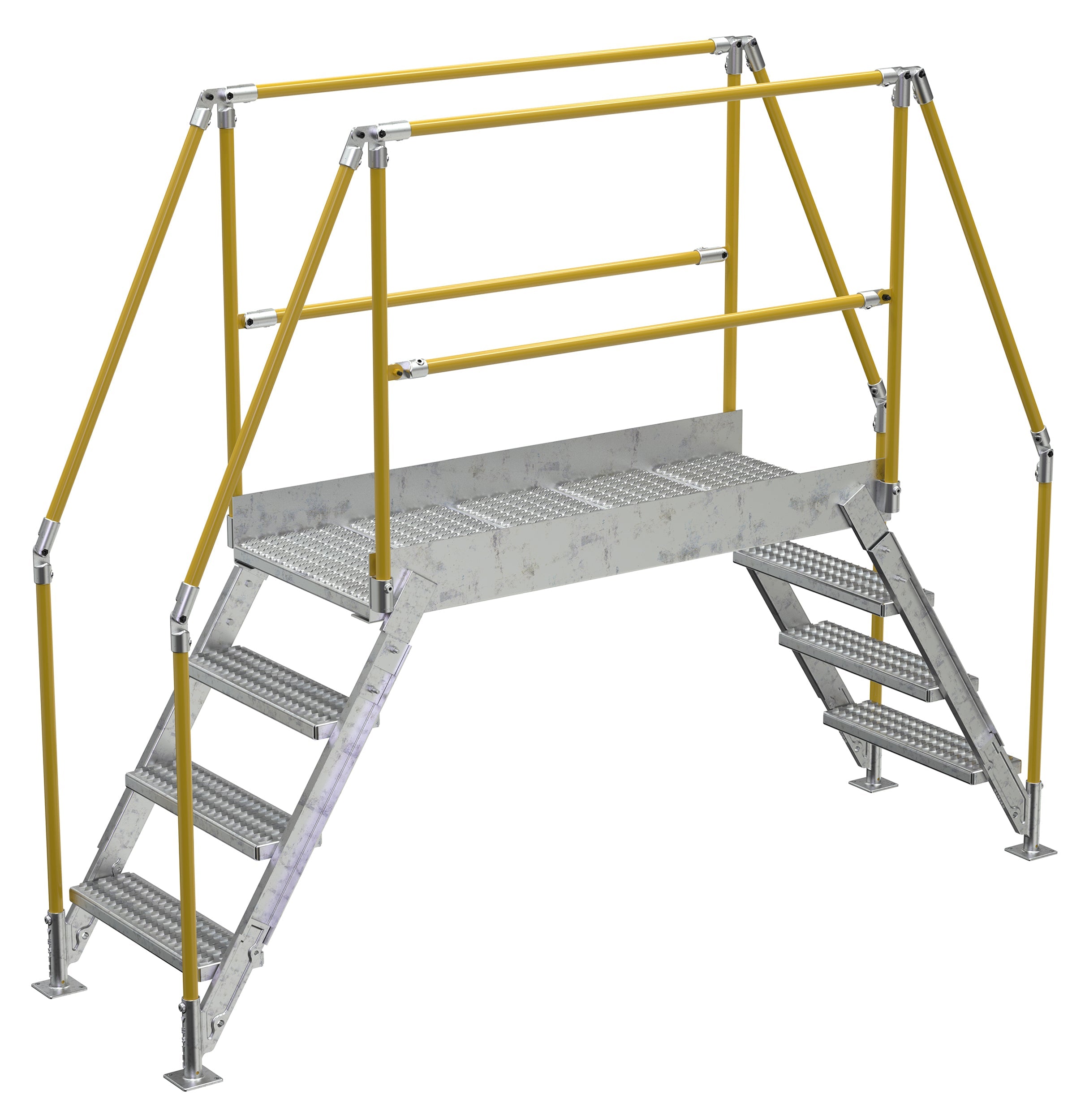 Vestil Galvanized Cross-Over Ladders