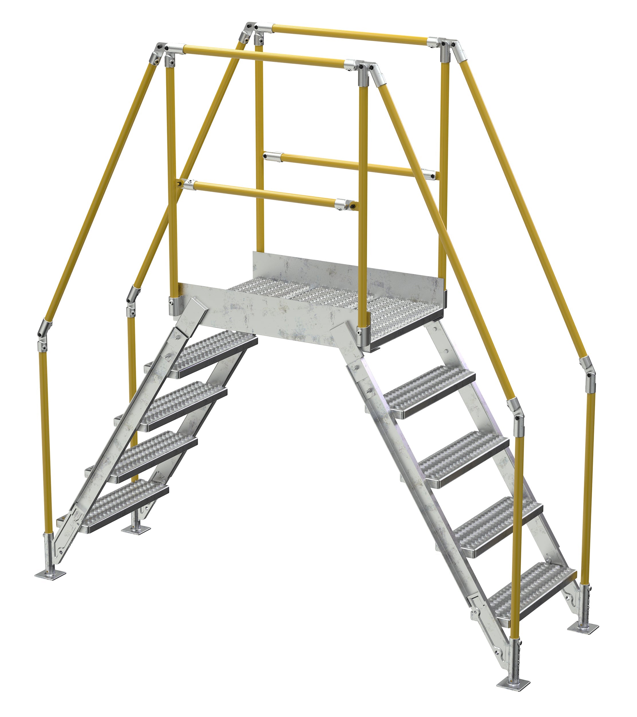 Vestil Galvanized Cross-Over Ladders