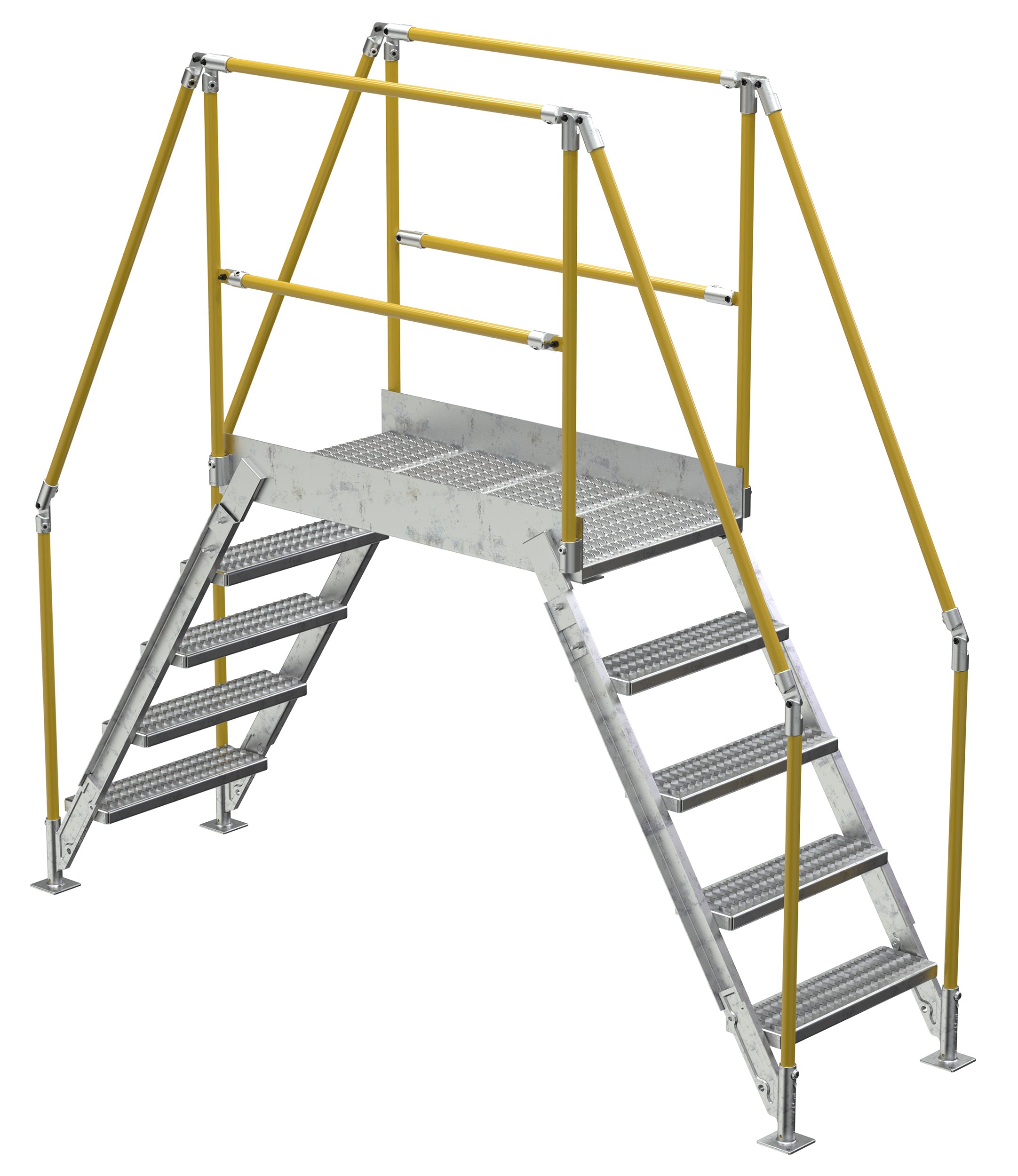 Vestil Galvanized Cross-Over Ladders