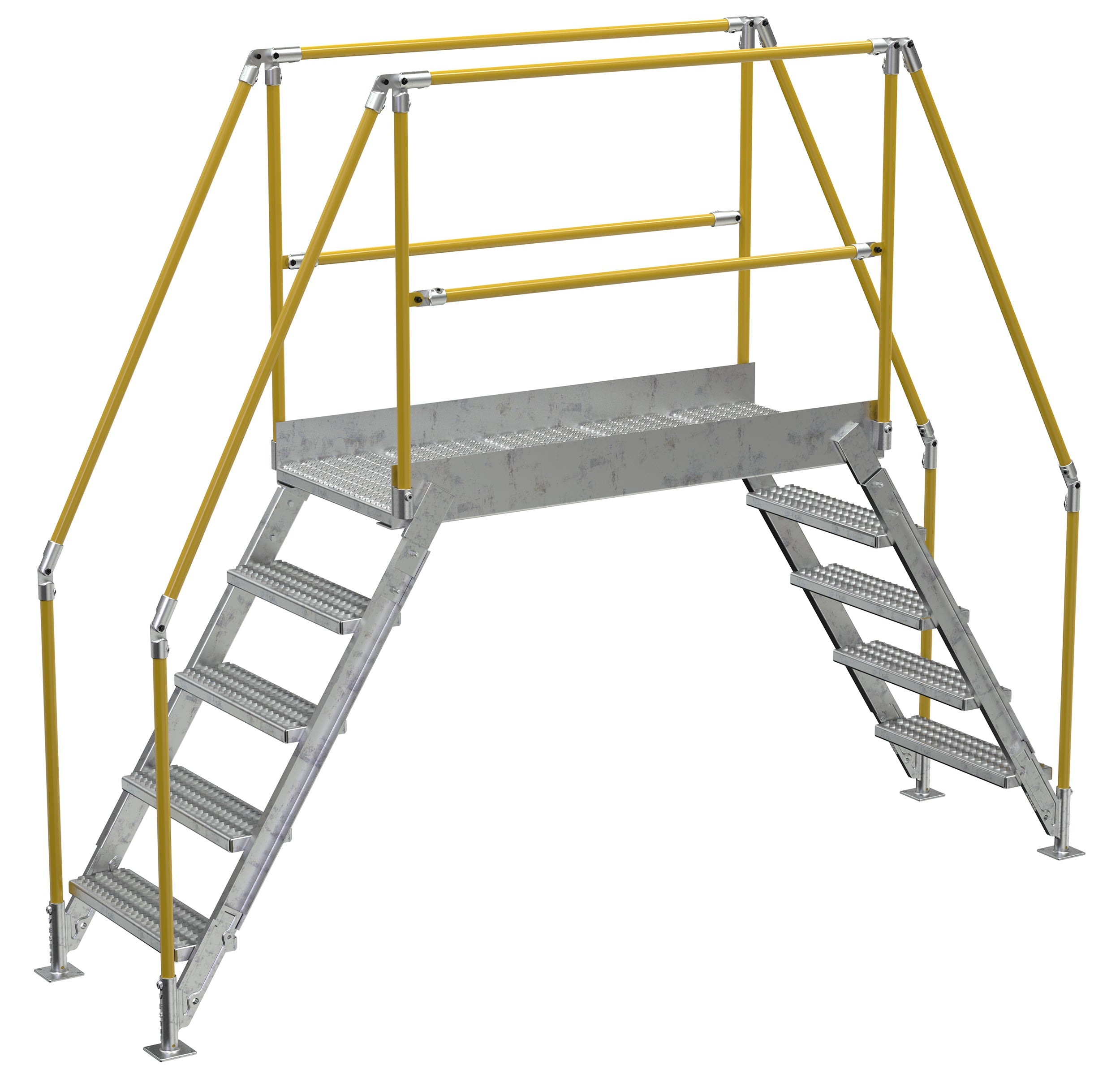 Vestil Galvanized Cross-Over Ladders