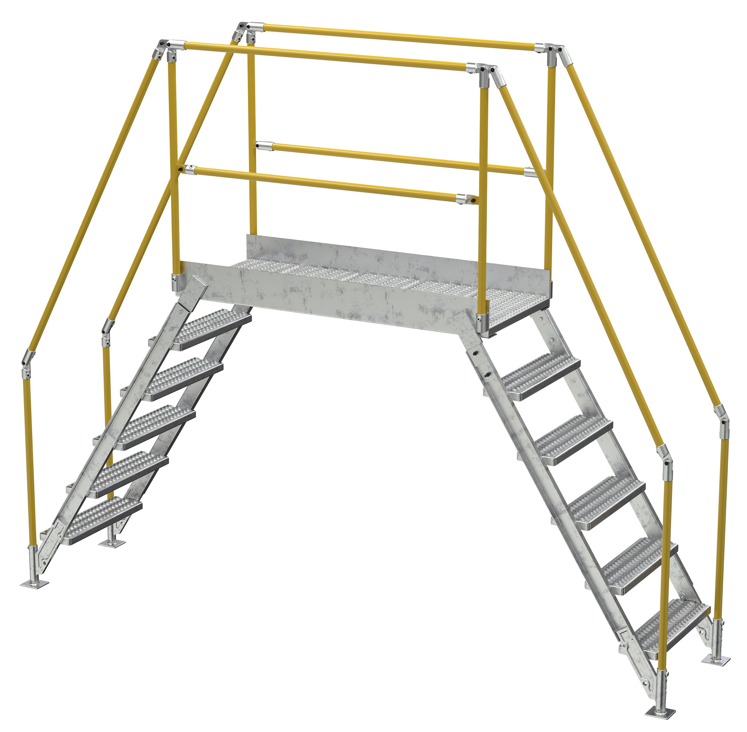 Vestil Galvanized Cross-Over Ladders