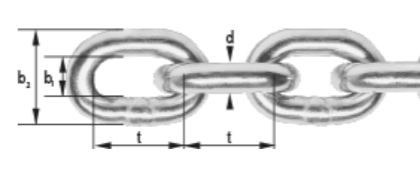 Cromox Grade 60 1/8" Stainless Steel Chain WLL 880lbs