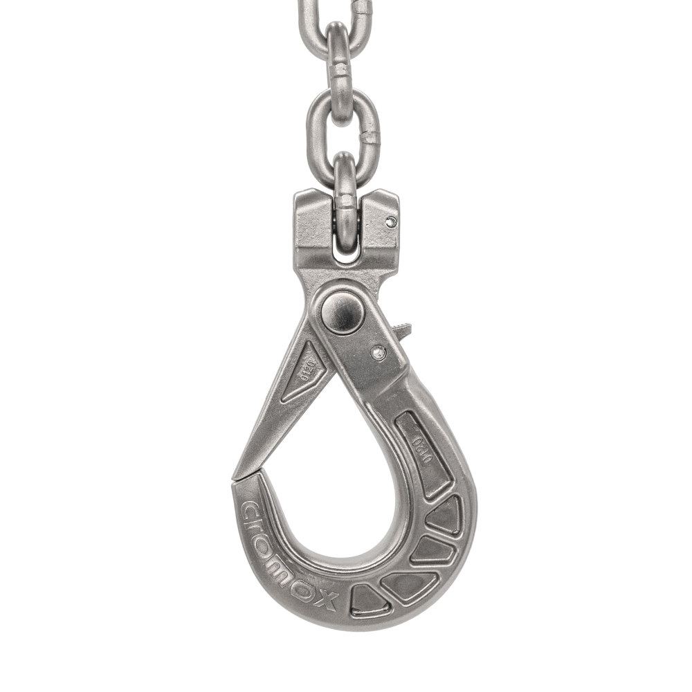 Cromox Grade 60 Stainless Steel Clevis Self-Locking Hook