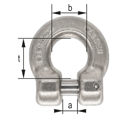 Cromox Grade 60 Stainless Steel Clevis Shackle