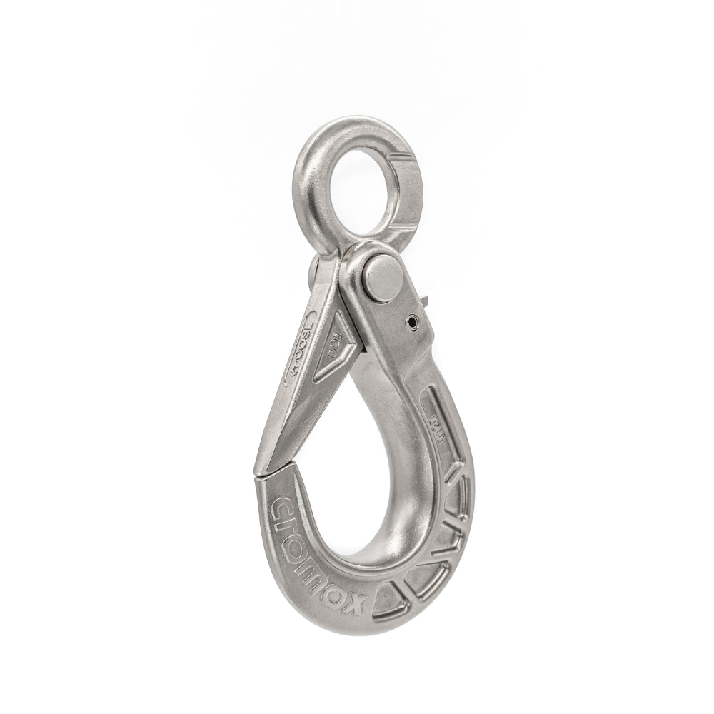 Cromox Grade 60 Stainless Steel Eye Self-Locking Hook