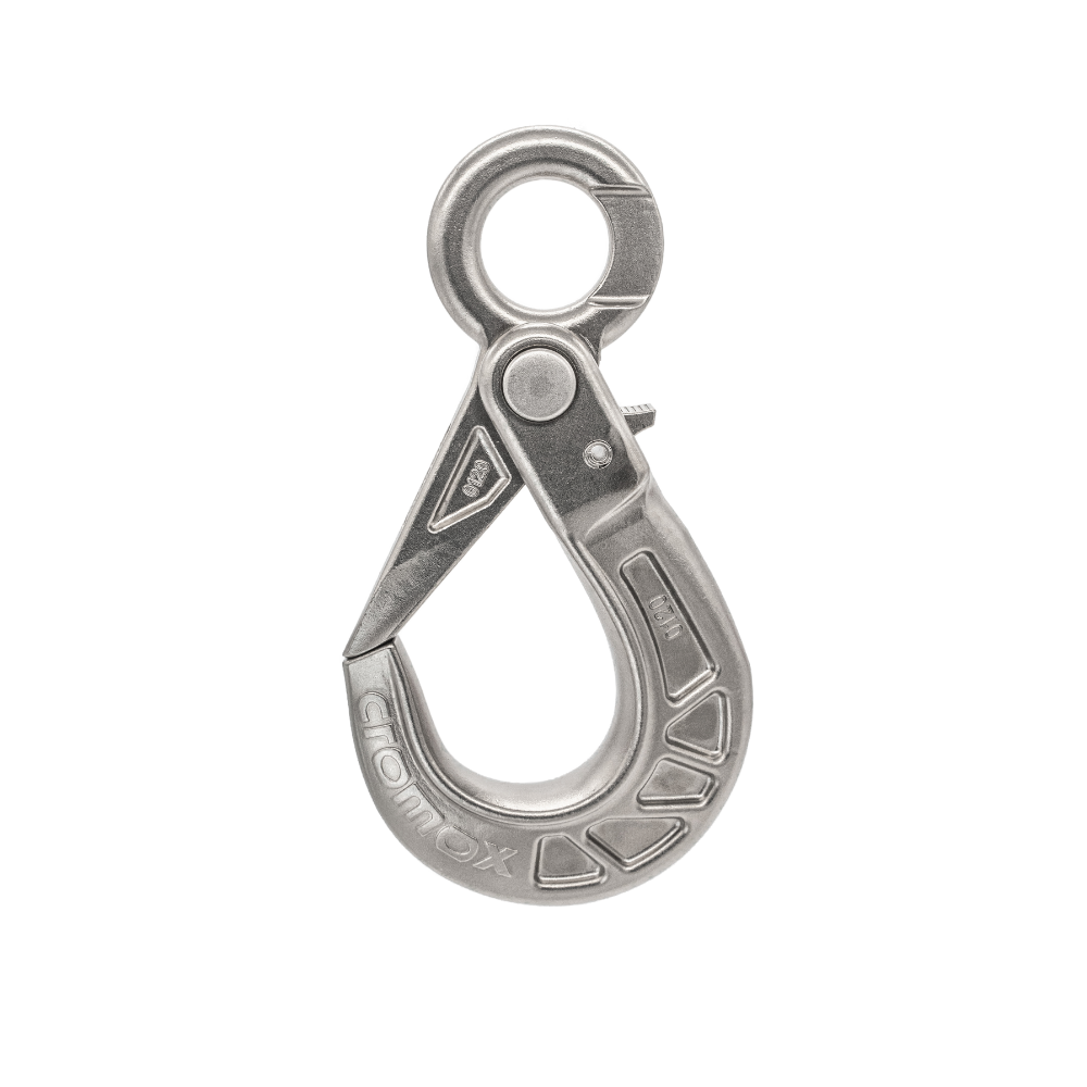 Cromox Grade 60 Stainless Steel Eye Self-Locking Hook