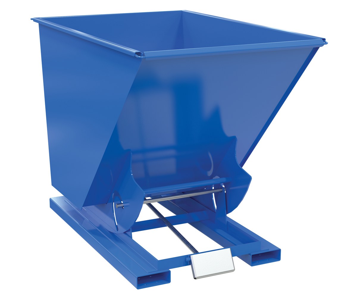 Forklift Hopper, Self-Dumping, Light Duty Steel