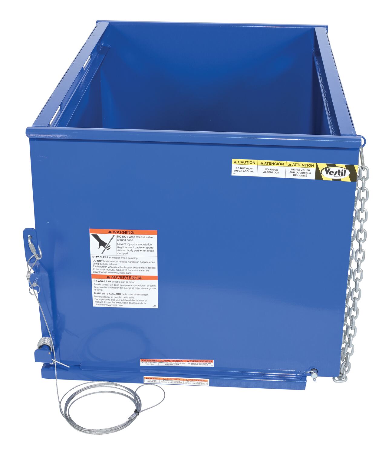 Vestil Drop Bottom Hopper