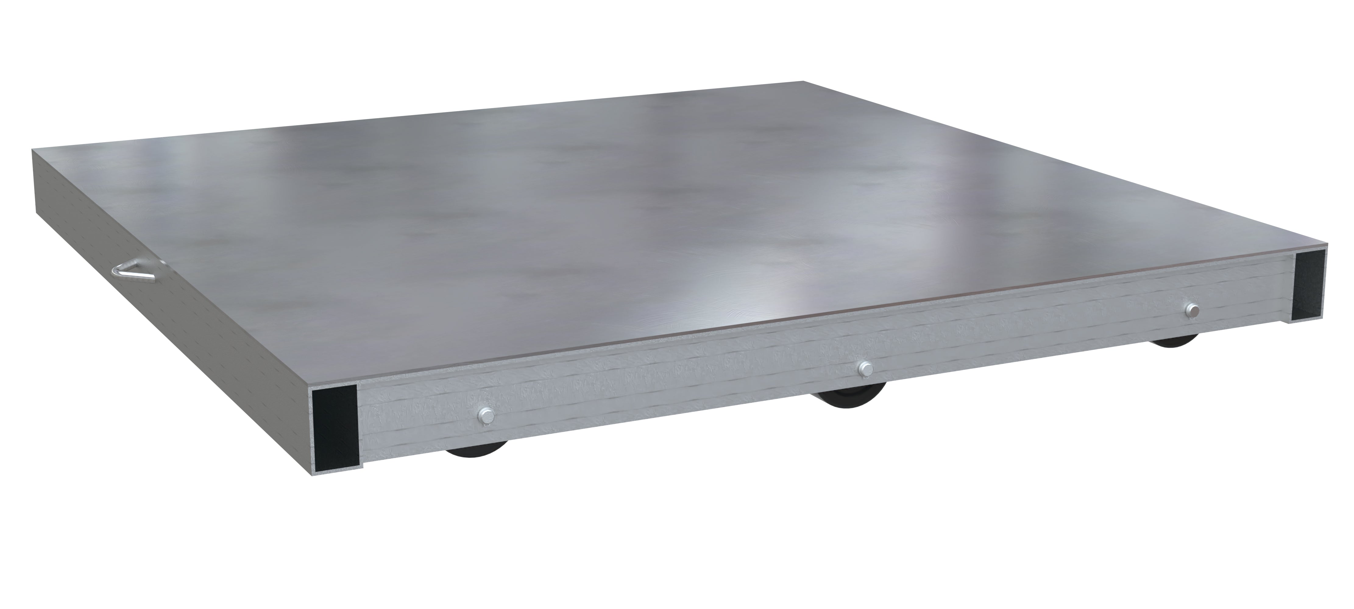 Vestil Solid Top Aluminum Pallet Dollies