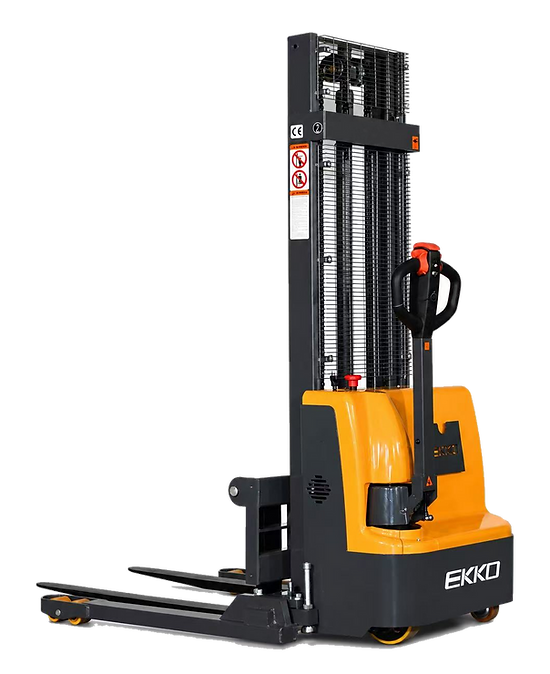 EKKO EB12EA 3000lbs Fully Powered Straddle Stacker