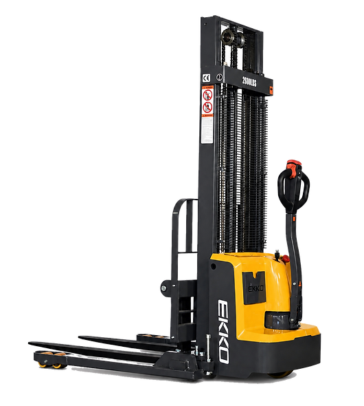 EKKO EB13E-138 2800lbs Full Lead-Acid Powered Straddle Stacker 138" Lift