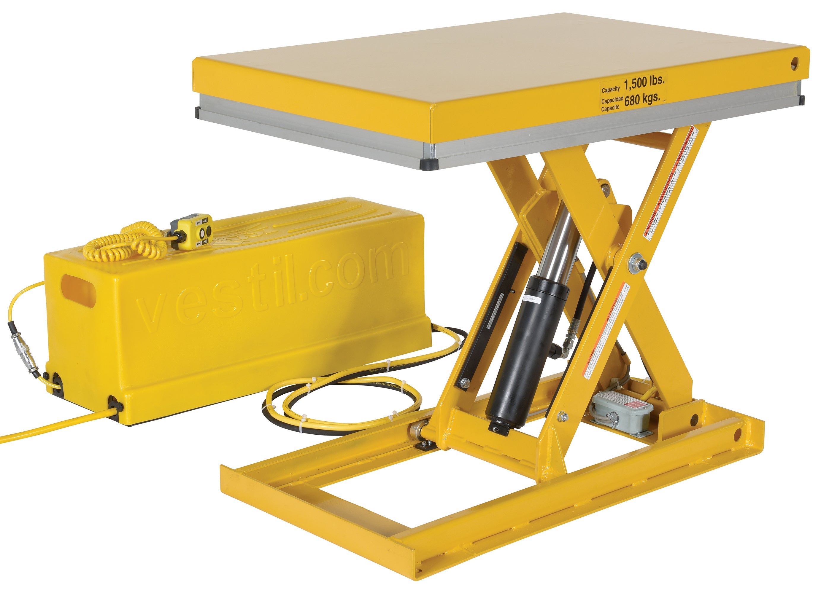 Vestil Work Station Electric Hydraulic Scissor Tables