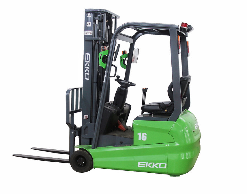 EKKO EK16A-189LI 3500lbs 3-Wheel Electric Forklift (LI-ION)