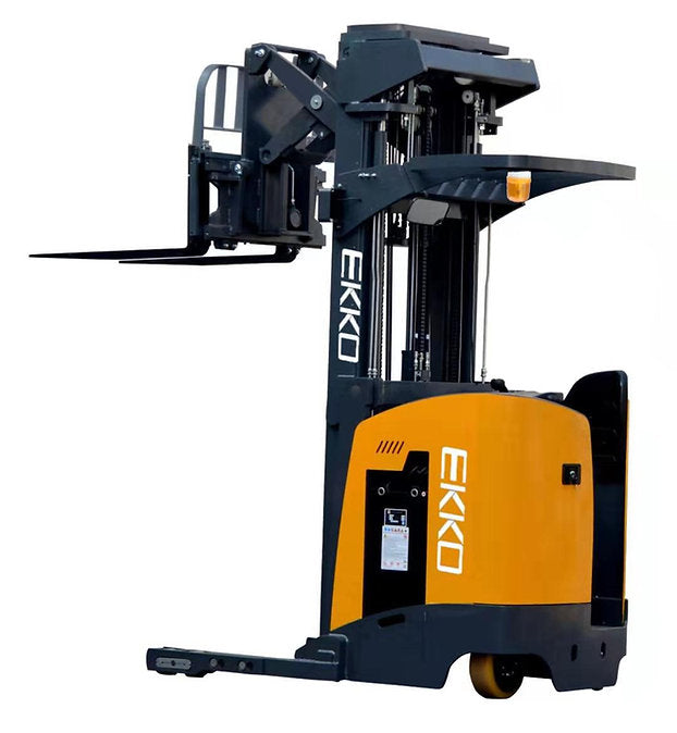 EKKO EK18RRL 4000lbs Stand-Up Rider Reach Truck 196" Lift