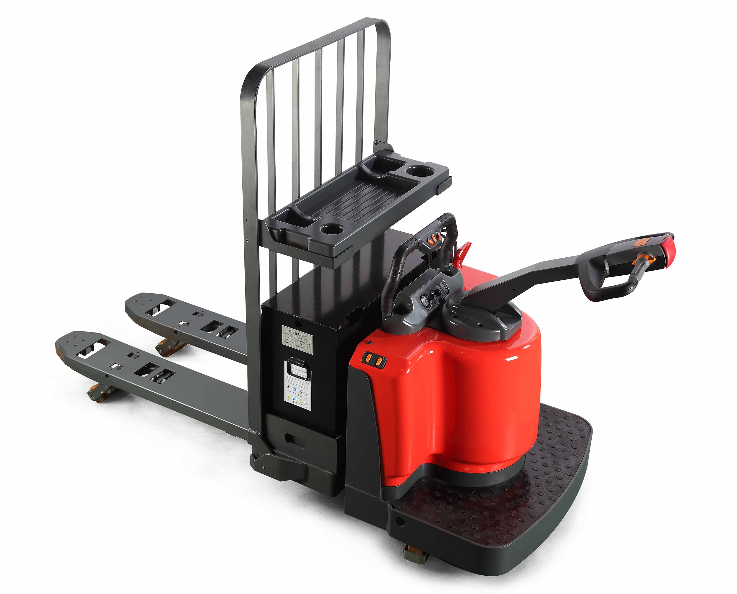 Vestil Fully Electric Pallet Truck with Backrest