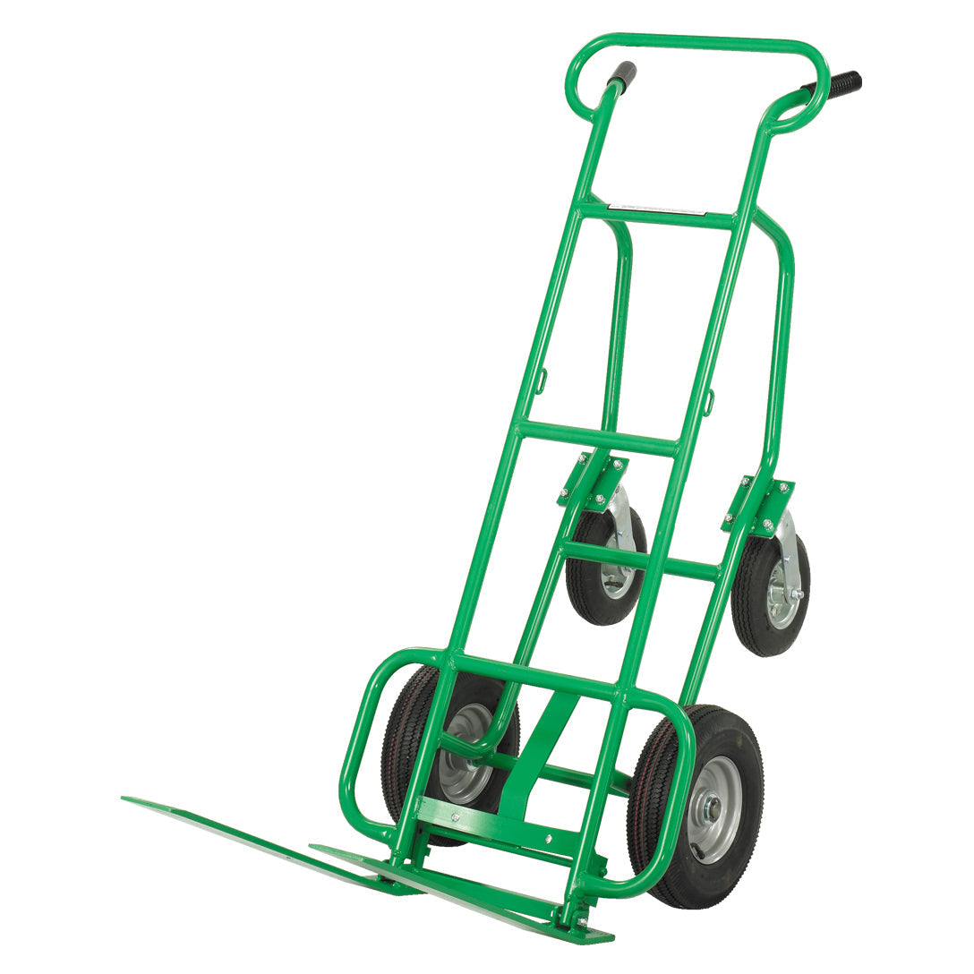 Valley Craft 4-Wheel Deluxe Pallet Hand Trucks with Extended Forks