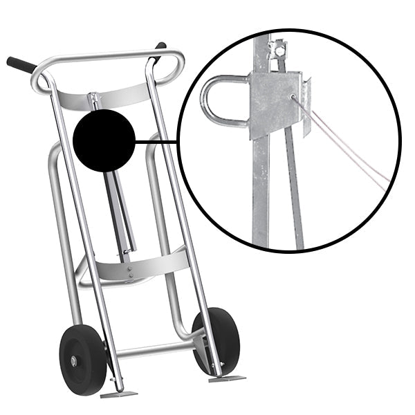 Valley Craft 2-Wheel Aluminum Drum Hand Trucks