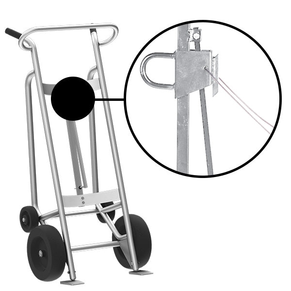 Valley Craft 4-Wheel Aluminum Drum Hand Trucks
