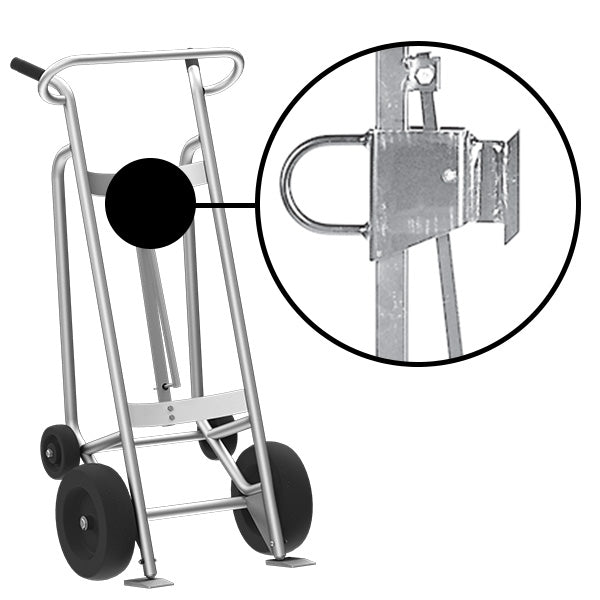 Valley Craft 4-Wheel Aluminum Drum Hand Trucks