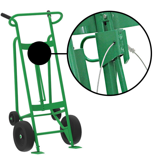 Valley Craft 4-Wheel Steel Drum Hand Trucks