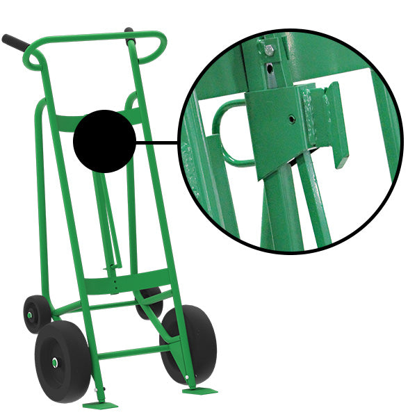 Valley Craft 4-Wheel Steel Drum Hand Trucks