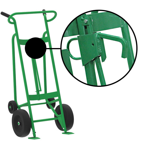 Valley Craft 4-Wheel Steel Drum Hand Trucks