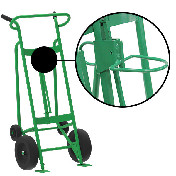 Valley Craft 4-Wheel Steel Drum Hand Trucks