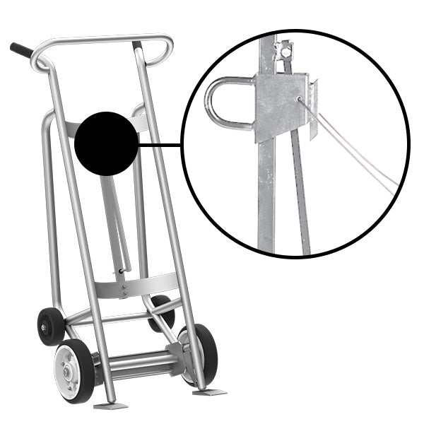 Valley Craft 4-Wheel Aluminum Drum Hand Trucks