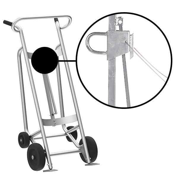 Valley Craft 4-Wheel Aluminum Drum Hand Trucks