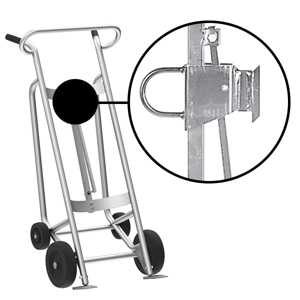 Valley Craft 4-Wheel Aluminum Drum Hand Trucks