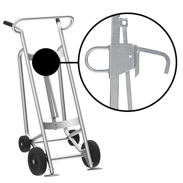 Valley Craft 4-Wheel Aluminum Drum Hand Trucks
