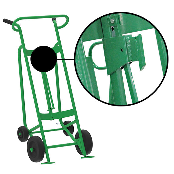 Valley Craft 4-Wheel Steel Drum Hand Trucks