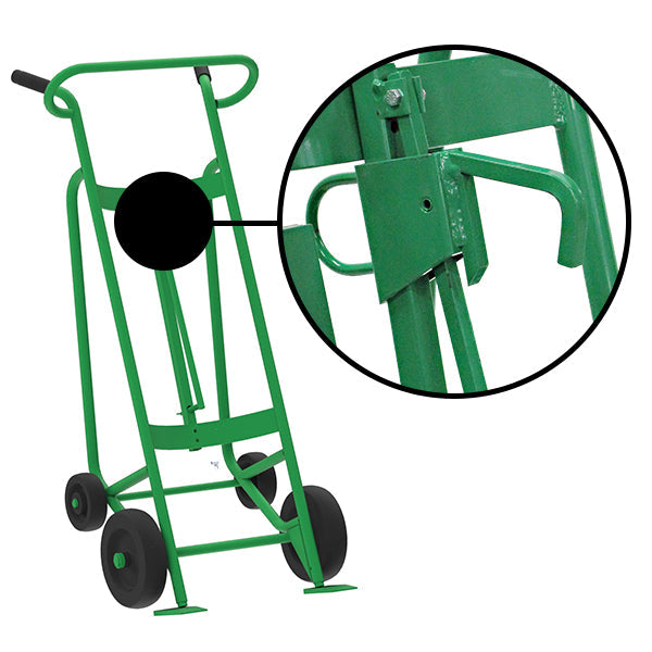 Valley Craft 4-Wheel Steel Drum Hand Trucks