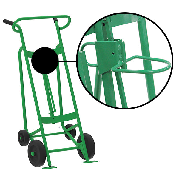 Valley Craft 4-Wheel Steel Drum Hand Trucks