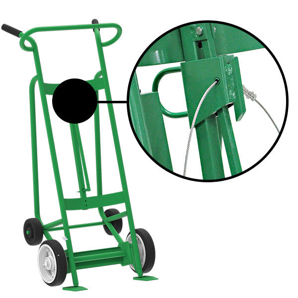 Valley Craft 4-Wheel Steel Drum Hand Trucks