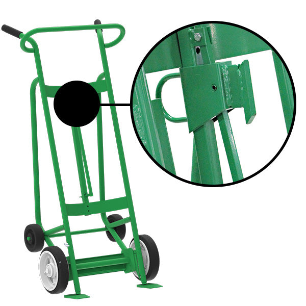 Valley Craft 4-Wheel Steel Drum Hand Trucks